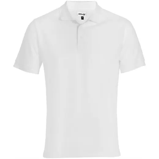 Mens Exhibit Golf Shirt White
